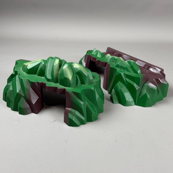 Jungle Pass Vintage 2003 Train Tunnel 2pc Plastic Scenery Accessory No Track - Picture 7 of 7